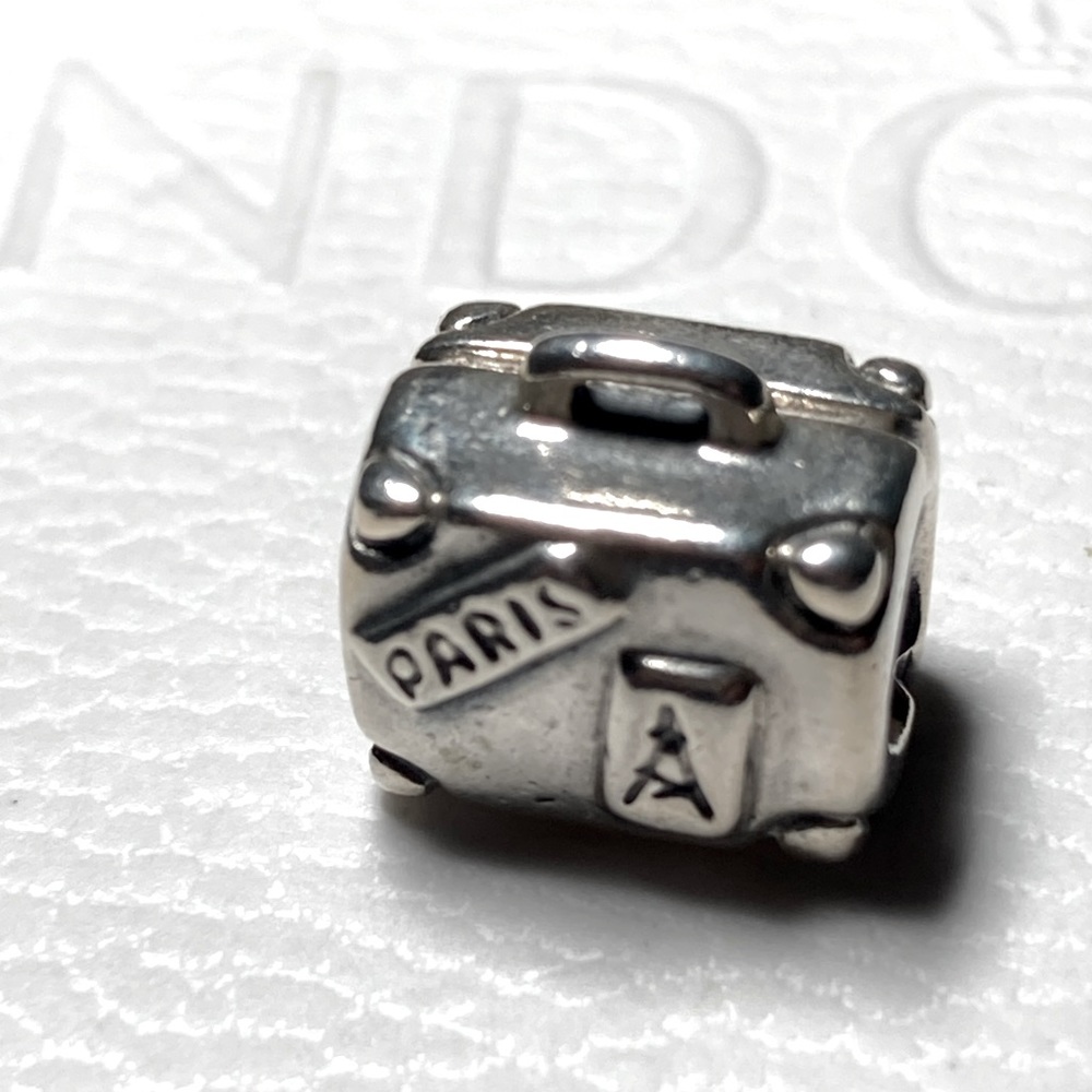 Pandora Travel Suitcase Authentic Retired 925 ale